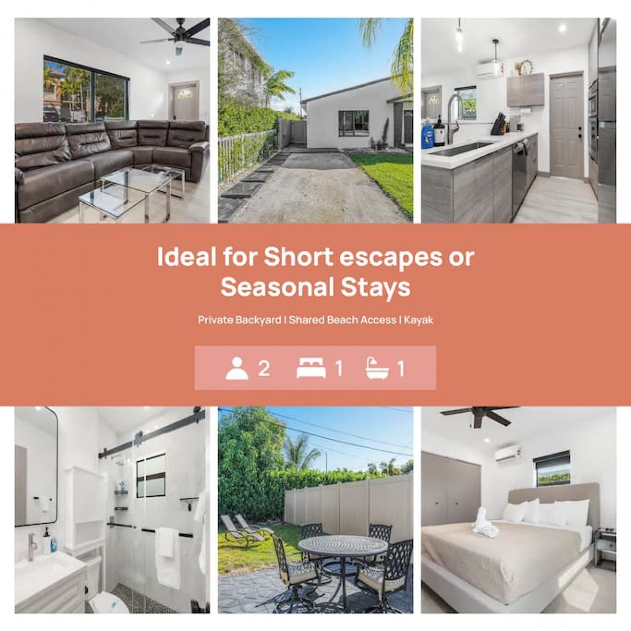 FTL Modern 1 Bed-1 Bath w/ Yard