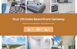 The Purple Pelican~Beachfront w/ Ocean Balcony~#5