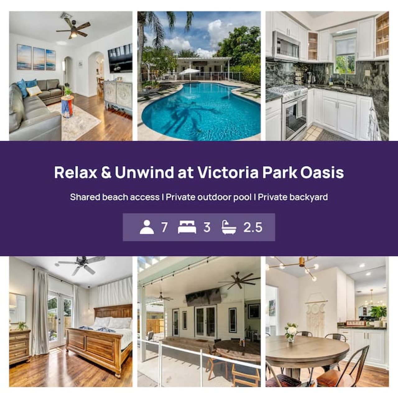 Victoria Park Oasis w/ Heated Pool and More