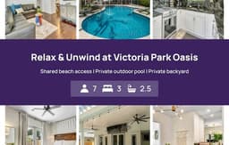 Victoria Park Oasis w/ Heated Pool and More