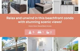 The Purple Pelican~Beachfront w/ Ocean Balcony~#4