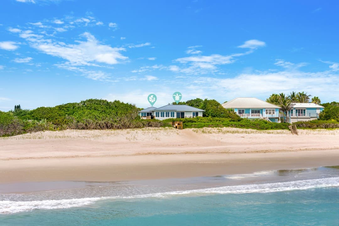 Two Homes with Pools, Spas & Private Beach Access