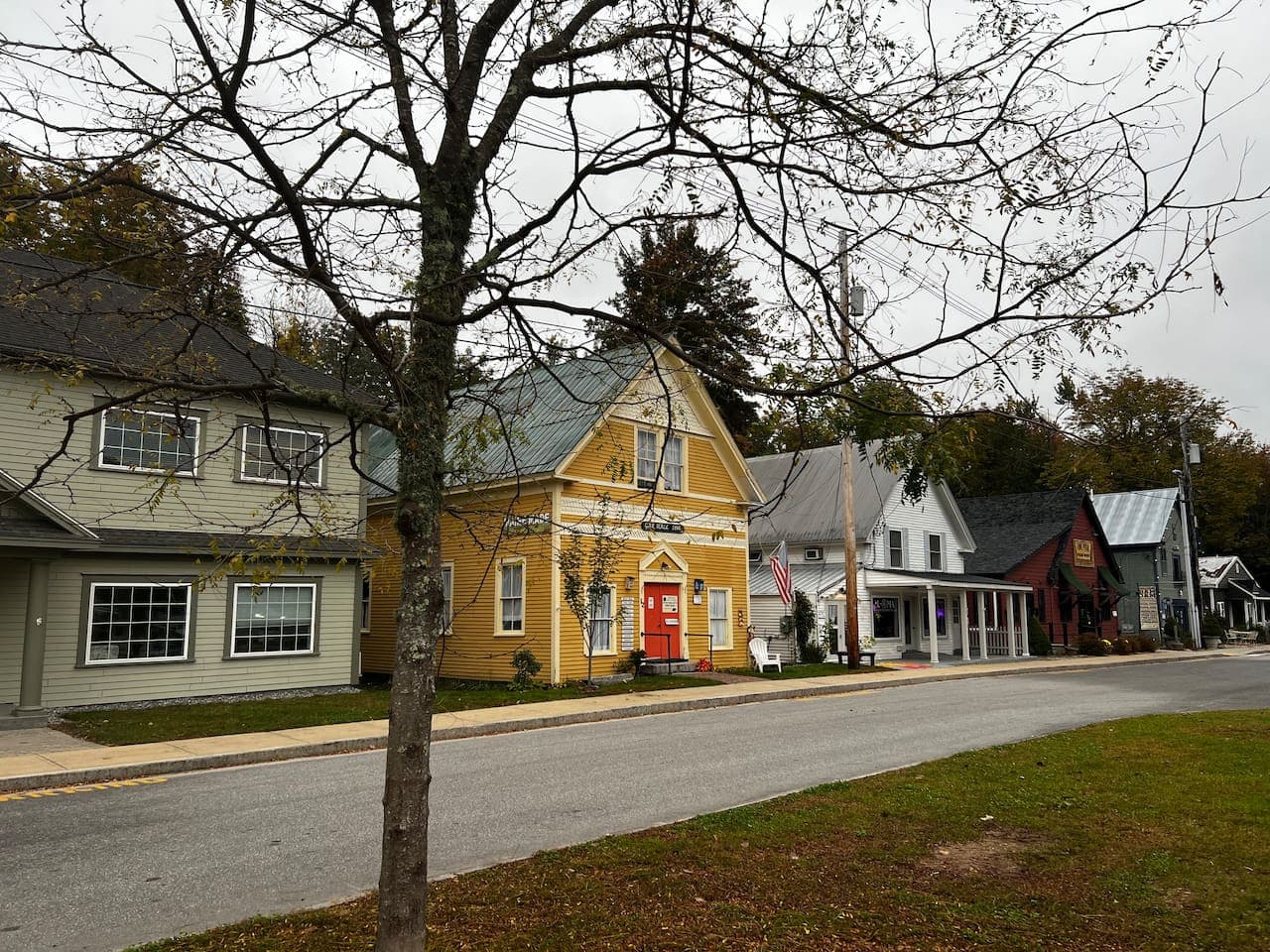 Bridgton's charming downtown with plenty of shops and restaurants to explore