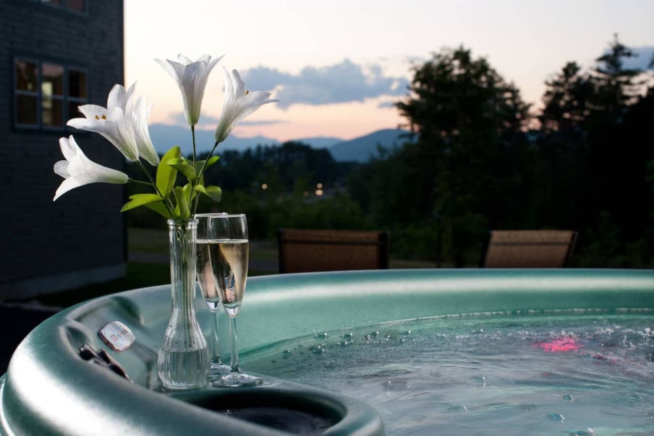 private hot tub