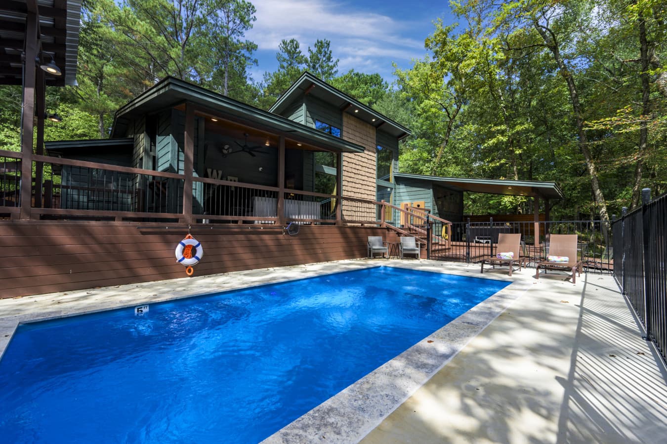 Wine Time – Heated (Optional) Pool, Shuffleboard, Table Arcade, Play Set, Corn Hole