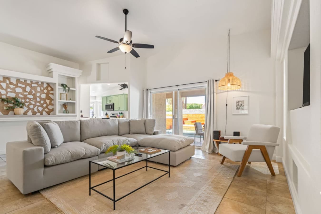 Boho Bungalow: with above ground pool, hot tub, firepit & games in Desert Hot Springs by Rather Be Properties