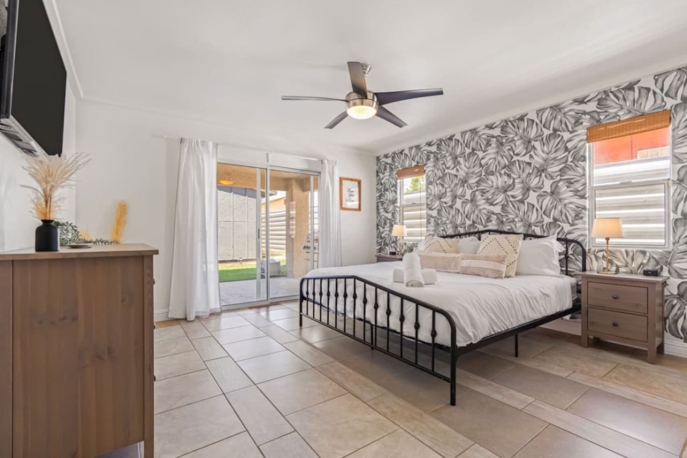 Boho Bungalow: with above ground pool, hot tub, firepit & games in Desert Hot Springs by Rather Be Properties