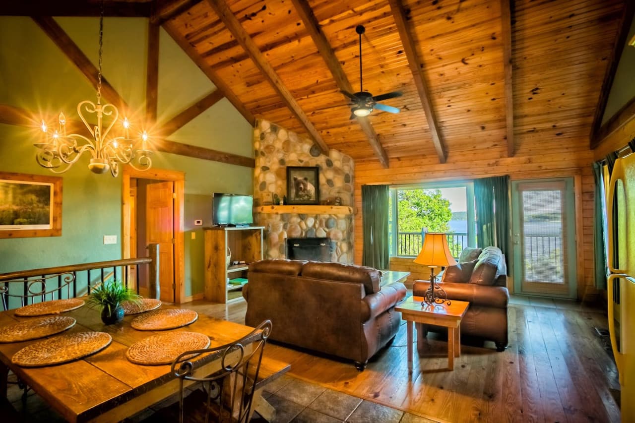 Living Room with Kitchen