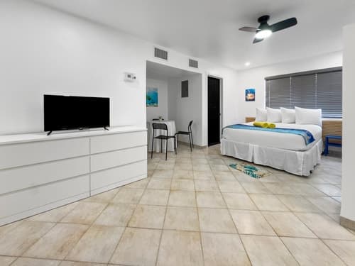 Spacious Queen Studio + Full Kitchen