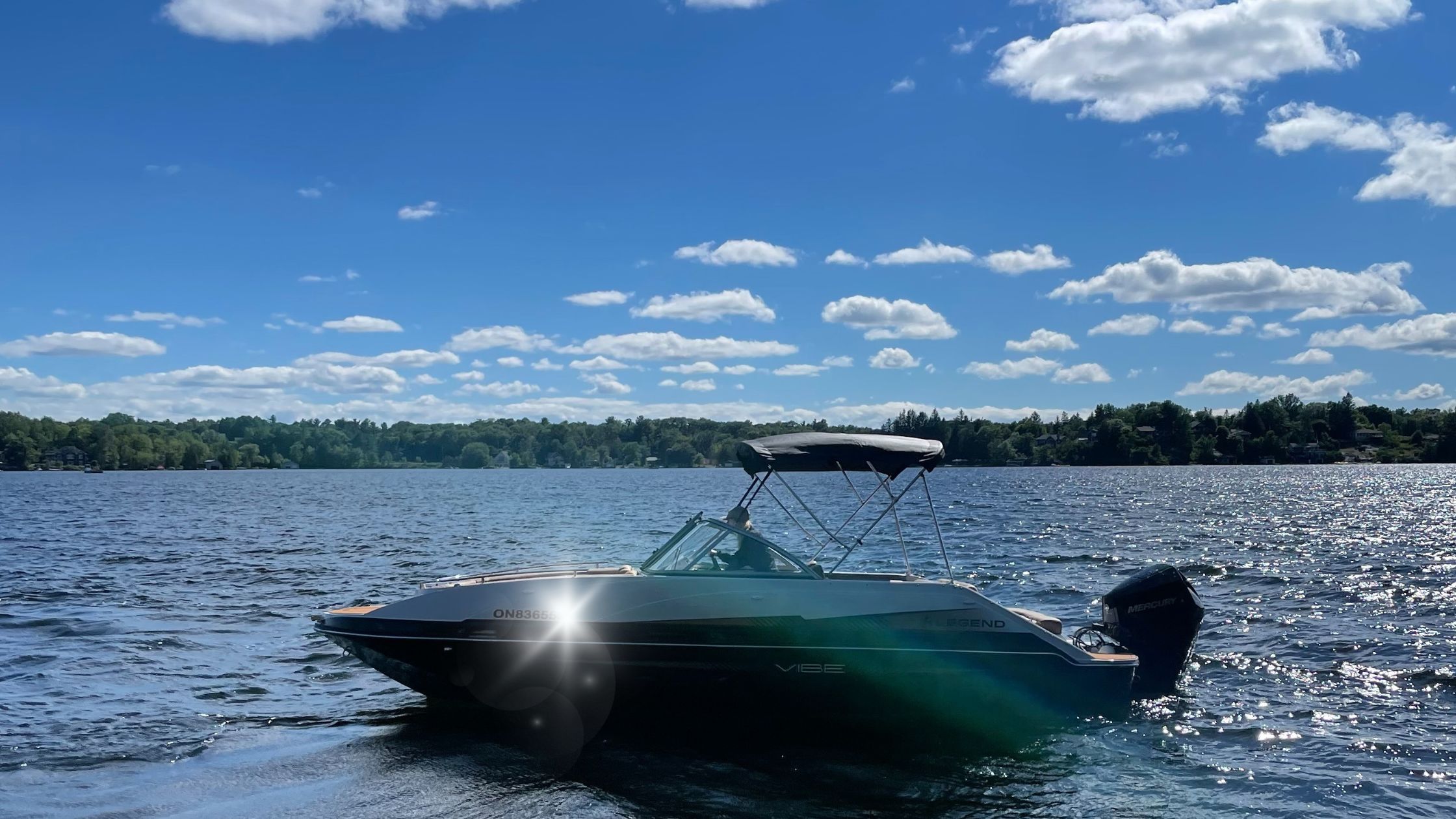 Boating on Lake Muskoka