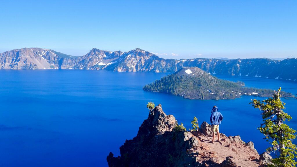 crater lake hiking