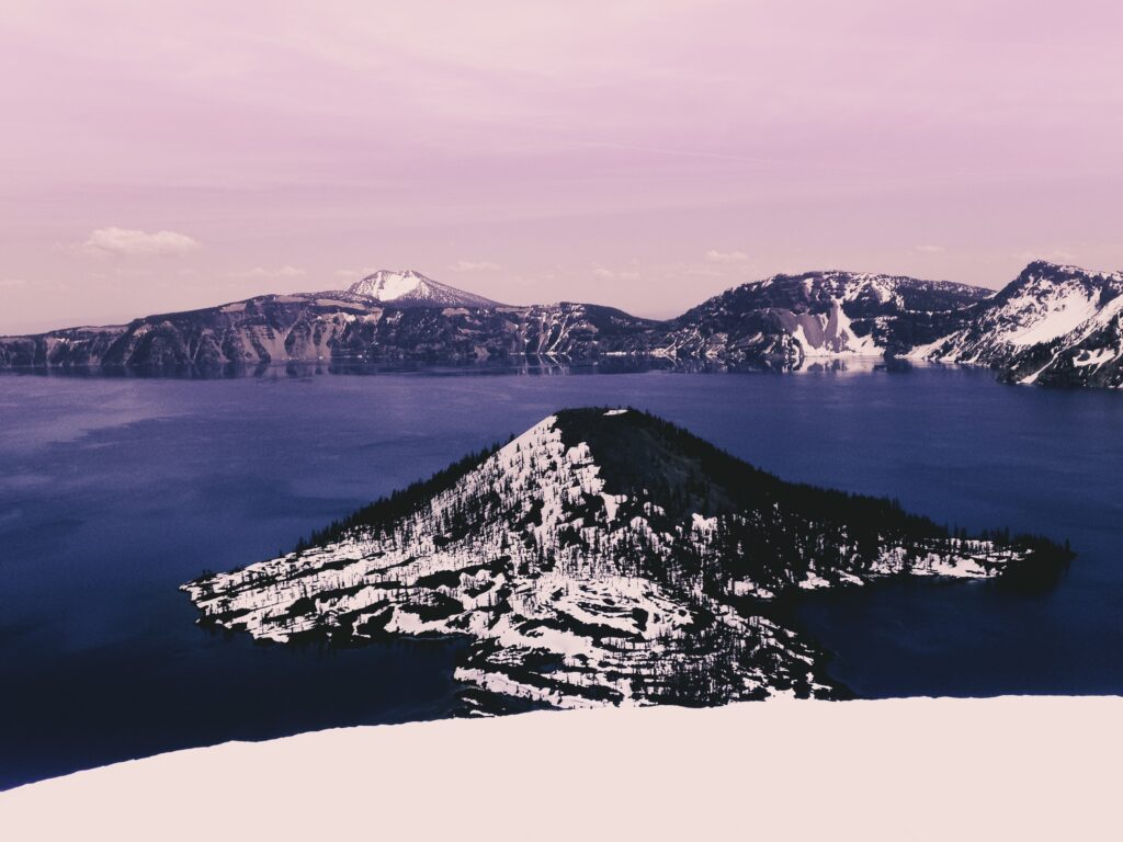 crater lake winter 1