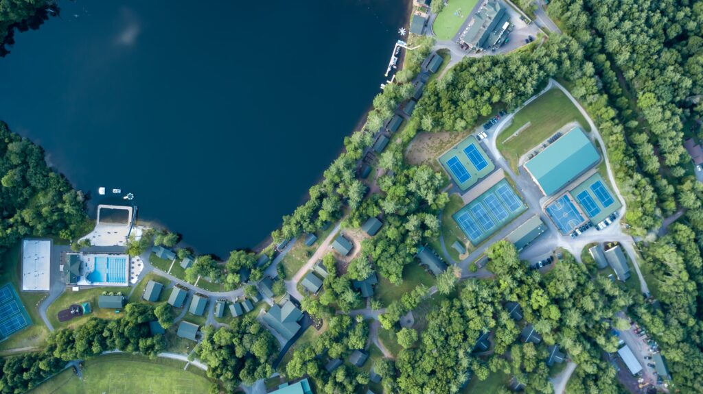 pocono lake aerial