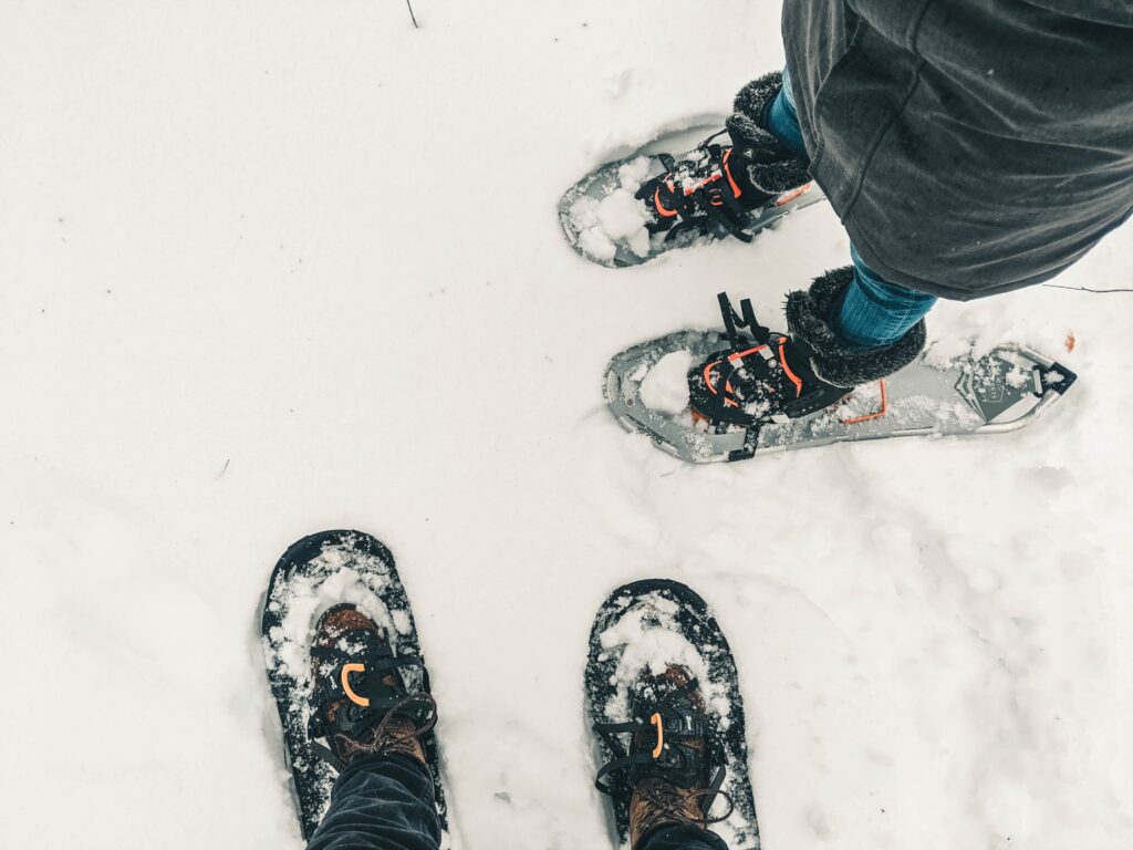 snowshoeing